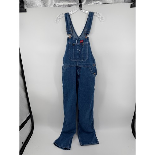 Dickies denim bib overalls - denim,